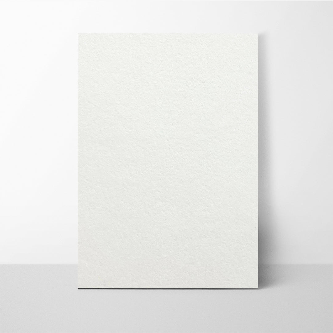 Naturpapier Extrarough White